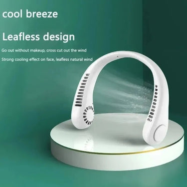 Bladeless Neck Fan - Portable 3 - Speed Air Cooler - InspiredGrabs.com